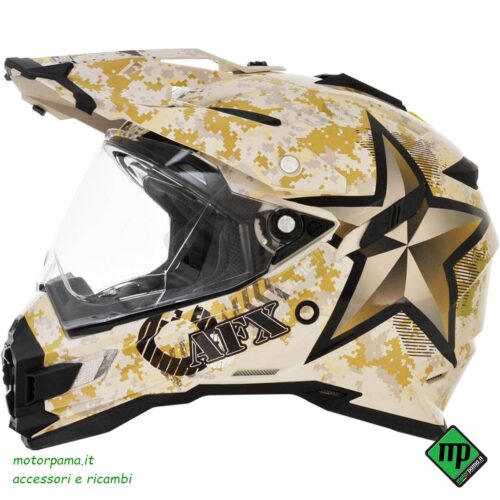 Taglia M-Casco motoslitta AFX FX-41DS MARPAT CAMO