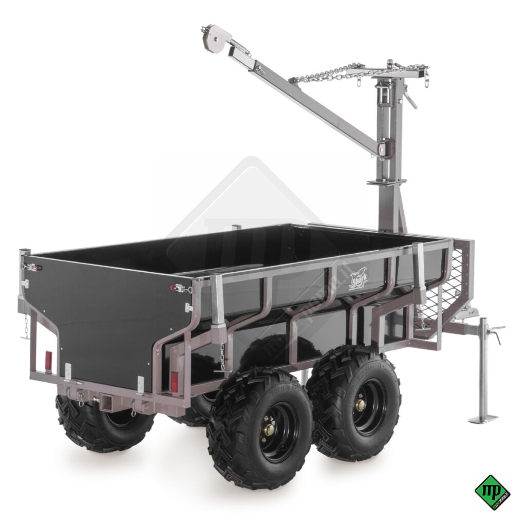 Rimorchio per ATV Wood 1500 Nero - immagine 2