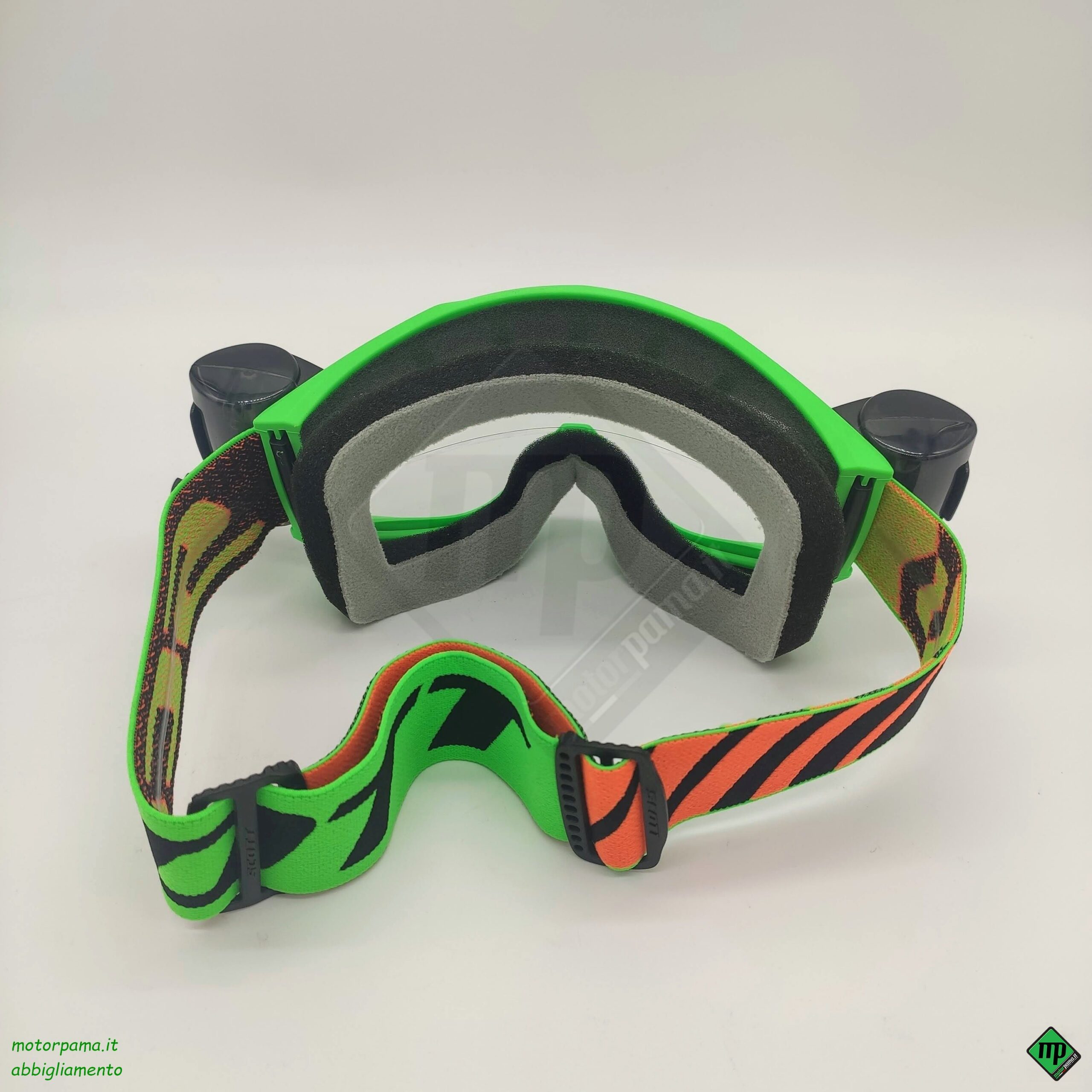 Maschera Scott Recoil XI WFS Motocross Goggles Nero/Fluo verde - immagine 2