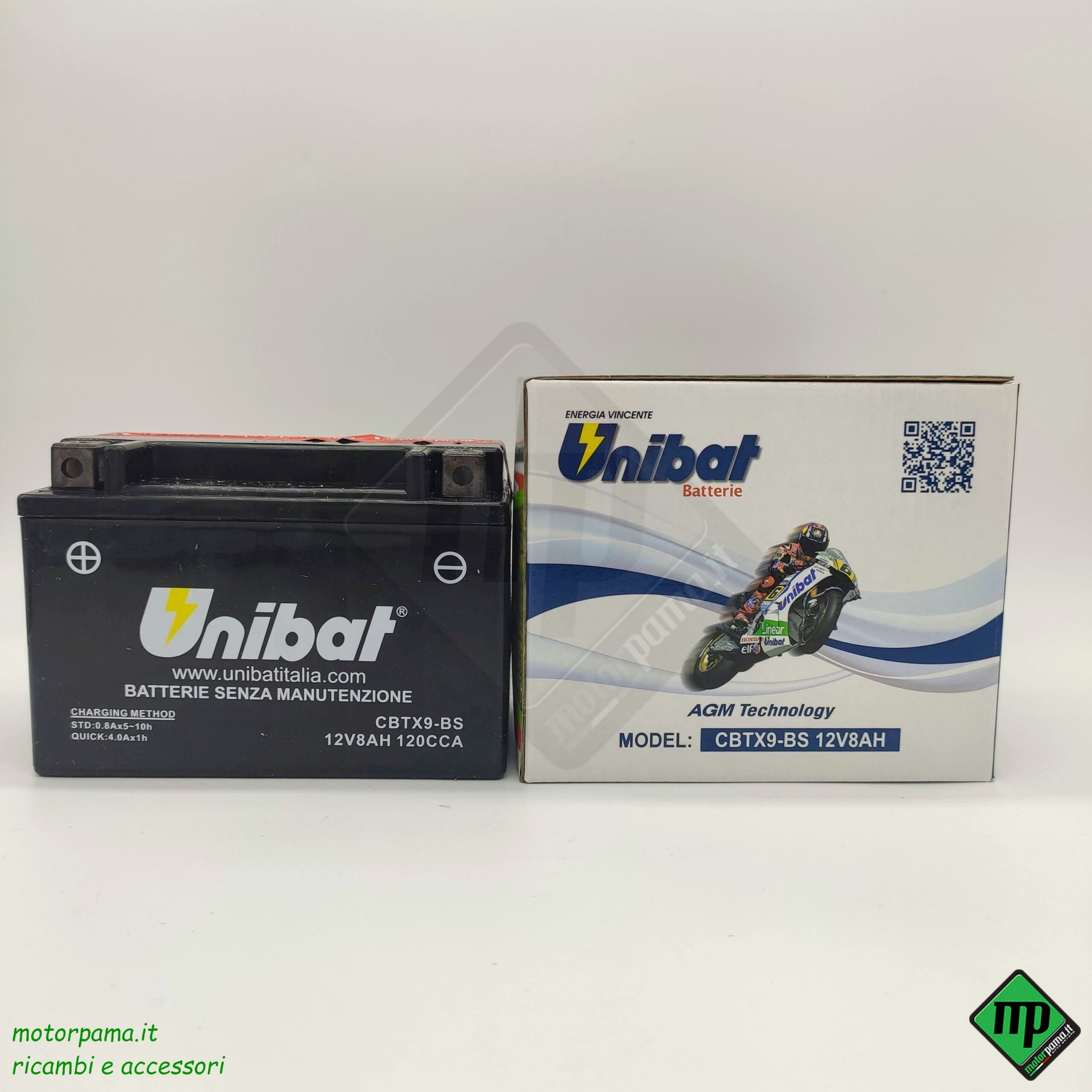 Batteria Moto / Quad / Scooter Unibat CBTX9-BS - immagine 4