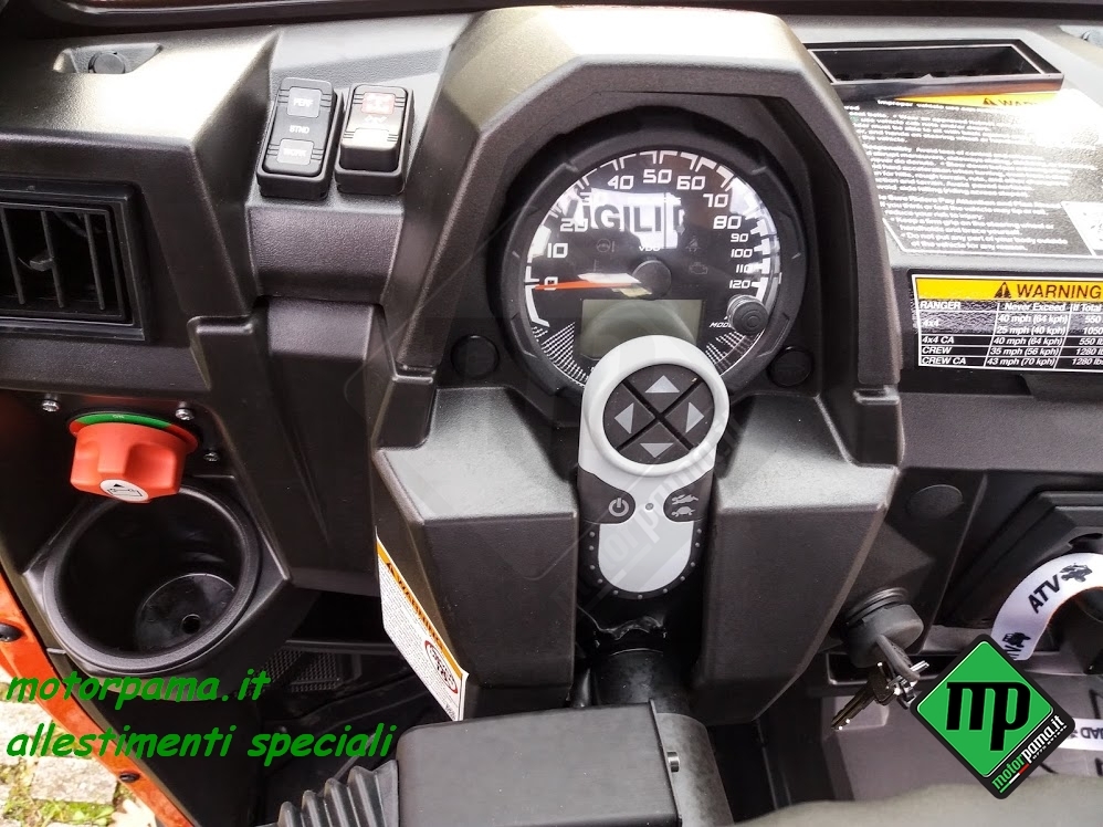 Quad Atv Utv Polaris Ranger 900 XP allestimento speciale Protezione Civile Nazionale - immagine 8