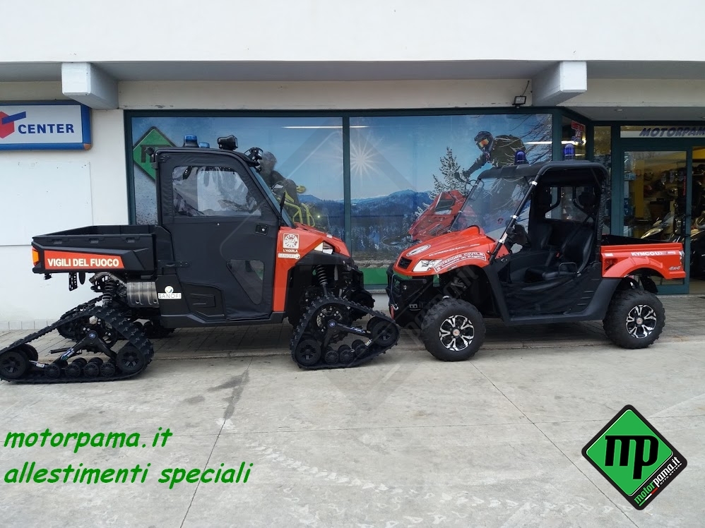 Quad Atv Utv Kymco Uxv 500 allestimento speciale Protezione Civile Nazionale - immagine 5