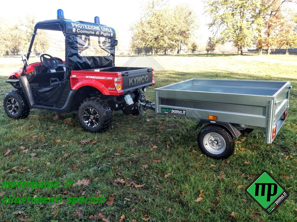 Quad Atv Utv Kymco Uxv 500 allestimento speciale Protezione Civile Nazionale