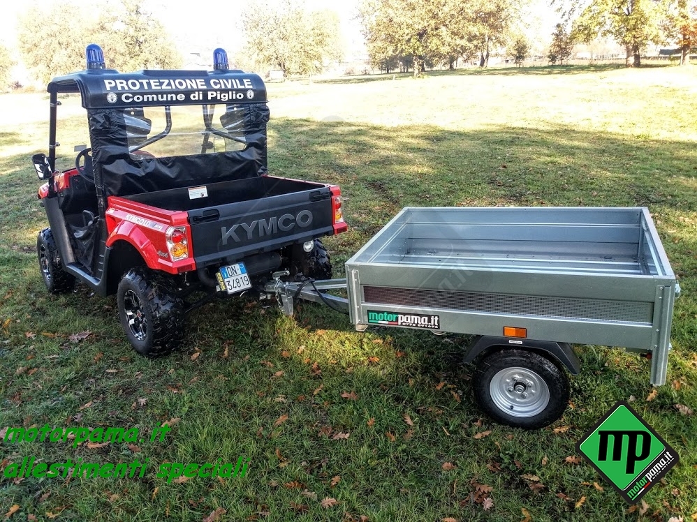Quad Atv Utv Kymco Uxv 500 allestimento speciale Protezione Civile Nazionale - immagine 2