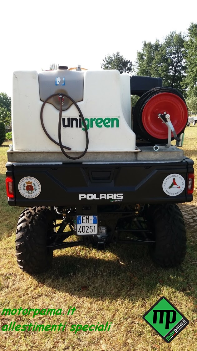 Quad Atv Utv Polaris Ranger 900 XP allestimento speciale Protezione Civile Nazionale - immagine 4