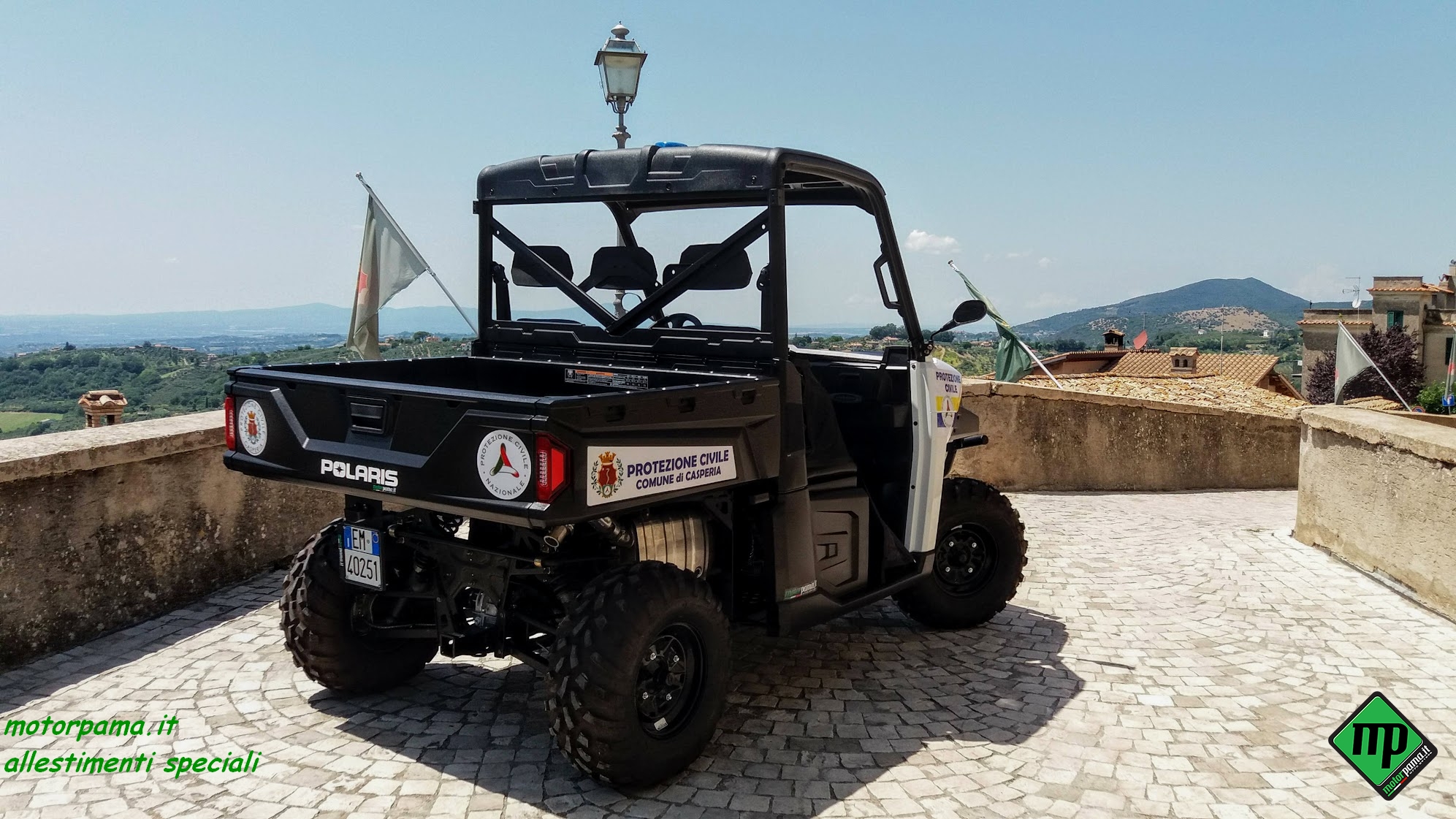 Quad Atv Utv Polaris Ranger 900 XP allestimento speciale Protezione Civile Nazionale - immagine 5