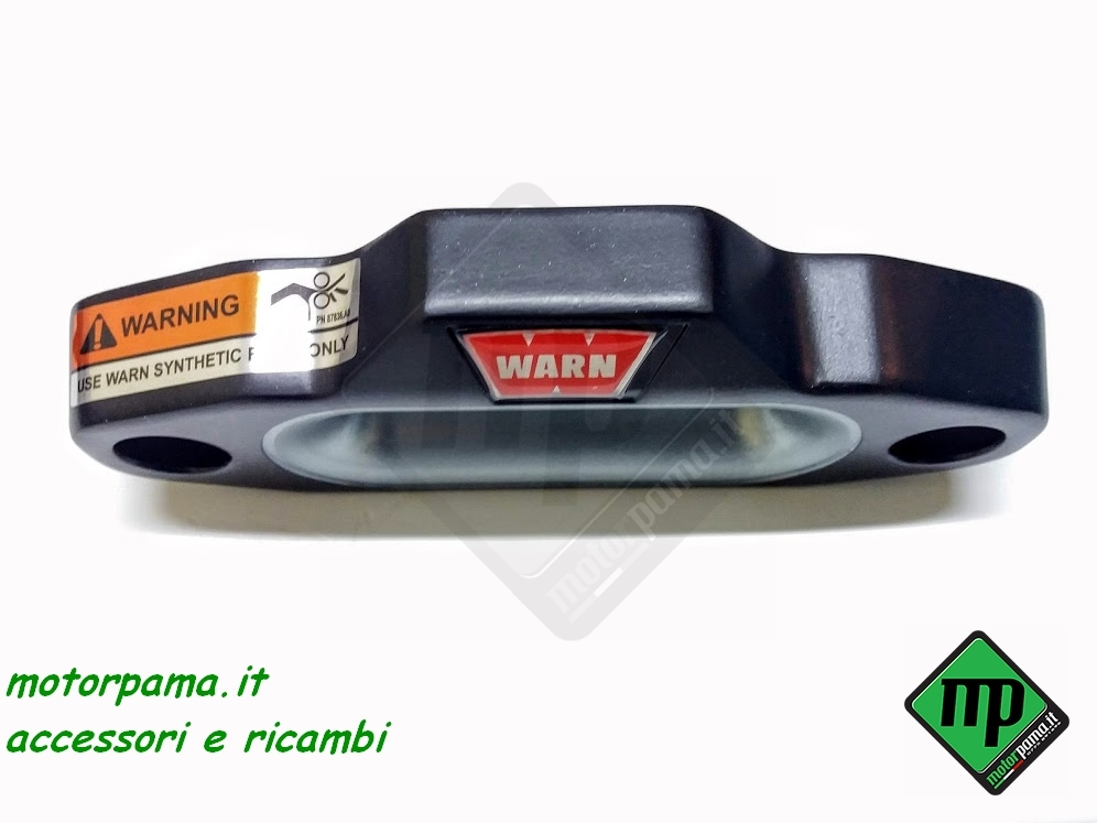 Passacavo universale quad atv utv per verricello con cavo tessile , Warn - immagine 2