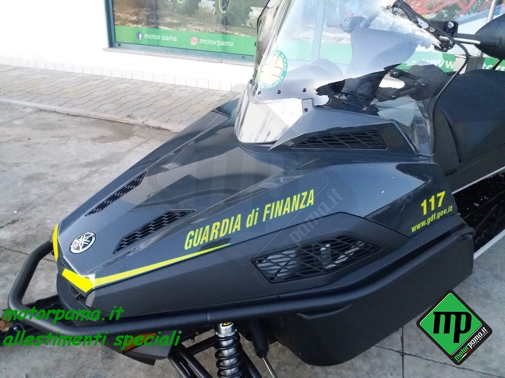 Motoslitta Yamaha Viking II EPS allestimento speciale da soccorso Guardia Di Finanza - immagine 2