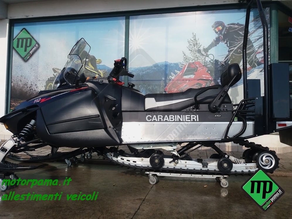 Motoslitta Polaris Widetrak iq intl cc 600 allestimento speciale Arma dei Carabinieri - immagine 2