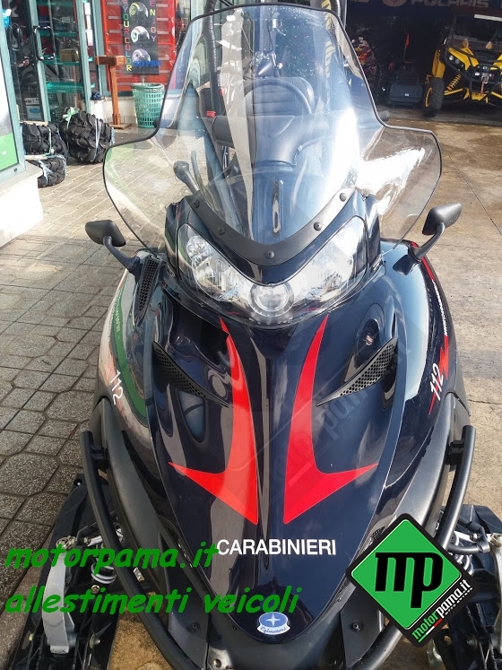 Motoslitta Polaris Widetrak iq intl cc 600 allestimento speciale Arma dei Carabinieri - immagine 3