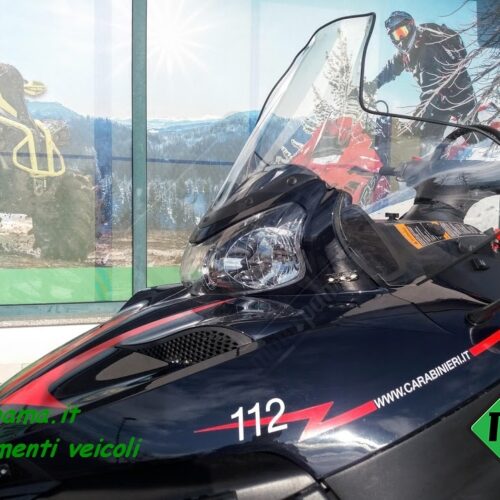 Motoslitta Polaris Widetrak iq intl cc 600 allestimento speciale Arma dei Carabinieri