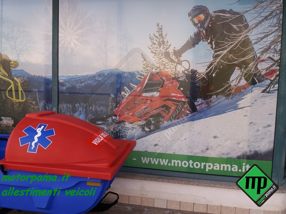 Equinox - RESCUE BOGGAN SCI Barella da soccorso a traino universale per motoslitta e quad cingolati allestimento speciale da soccorso - immagine 3