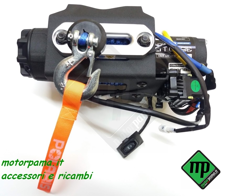 Verricello 3.500 lbs quad atv Polaris Sportsman - immagine 8