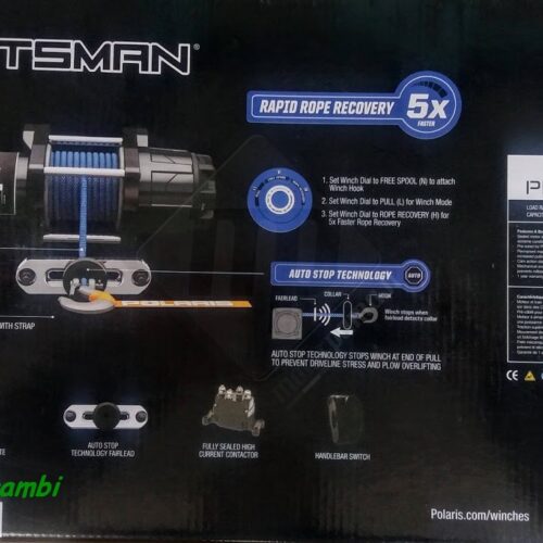 Verricello 3.500 lbs quad atv Polaris Sportsman