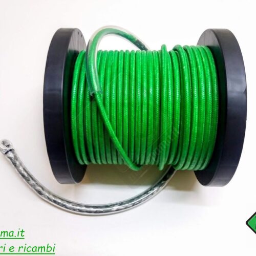Cavo tessile verde Speciale senza gancio 18 metri