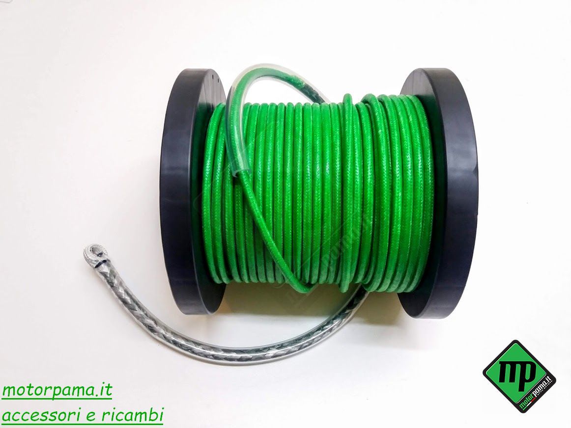 Cavo tessile verde Speciale senza gancio 18 metri - immagine 3