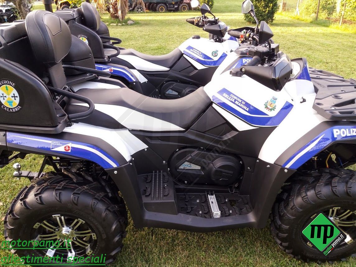 QUADRICICLO C-FORCE 550 EFI 4X4 PASSO LUNGO ALLESTITO POLIZIA LOCALE - immagine 5