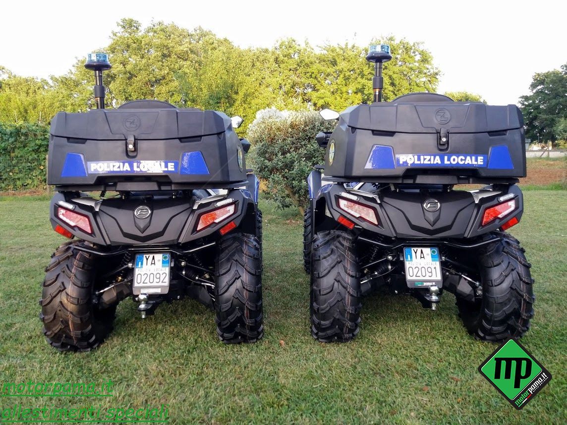 QUADRICICLO C-FORCE 550 EFI 4X4 PASSO LUNGO ALLESTITO POLIZIA LOCALE - immagine 6