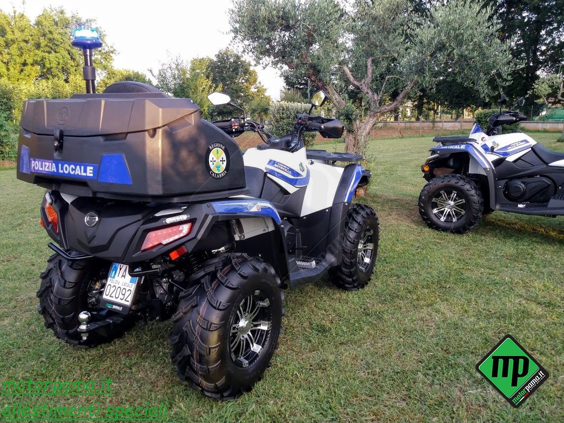 QUADRICICLO C-FORCE 550 EFI 4X4 PASSO LUNGO ALLESTITO POLIZIA LOCALE - immagine 8