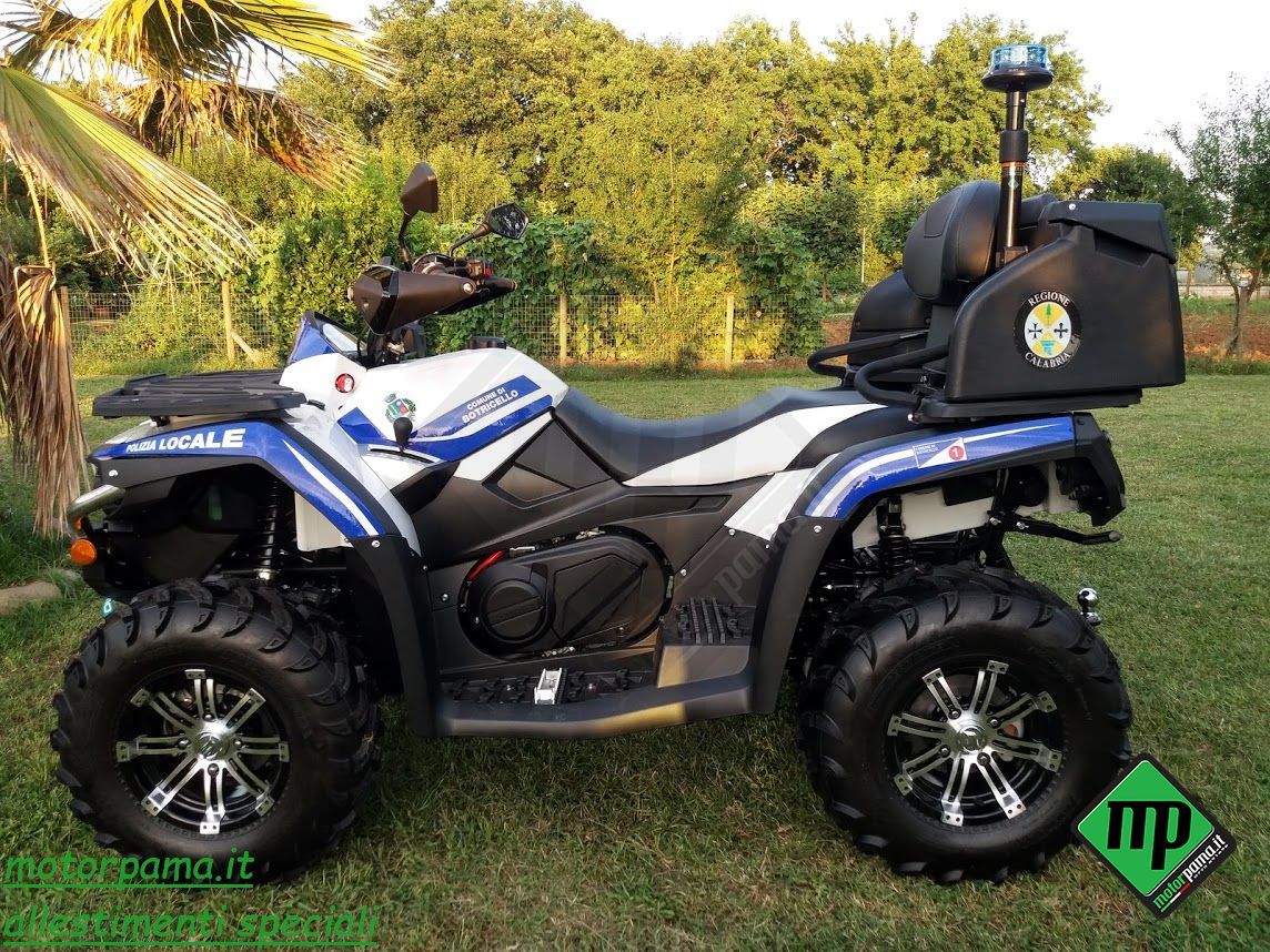 QUADRICICLO C-FORCE 550 EFI 4X4 PASSO LUNGO ALLESTITO POLIZIA LOCALE - immagine 11