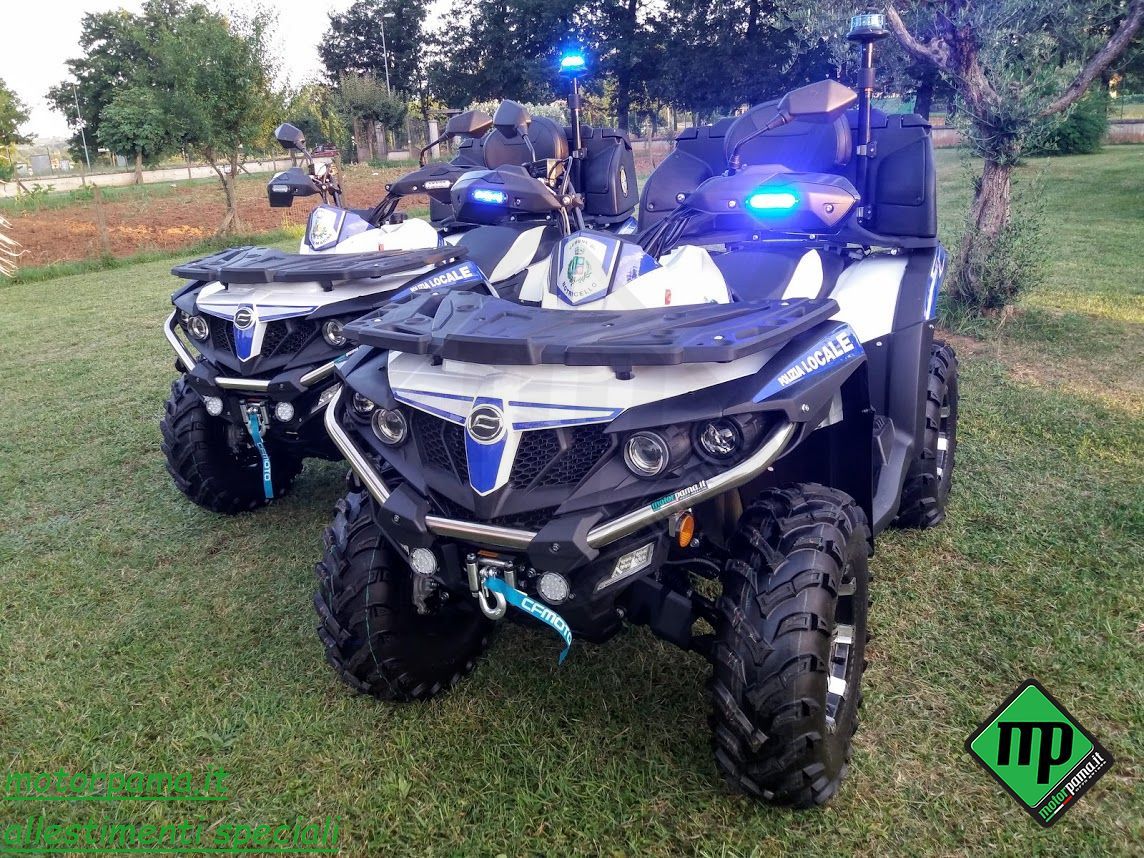 QUADRICICLO C-FORCE 550 EFI 4X4 PASSO LUNGO ALLESTITO POLIZIA LOCALE - immagine 14