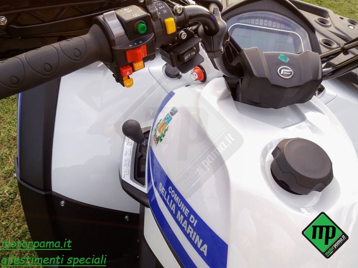 QUADRICICLO C-FORCE 550 EFI 4X4 PASSO LUNGO ALLESTITO POLIZIA LOCALE - immagine 17