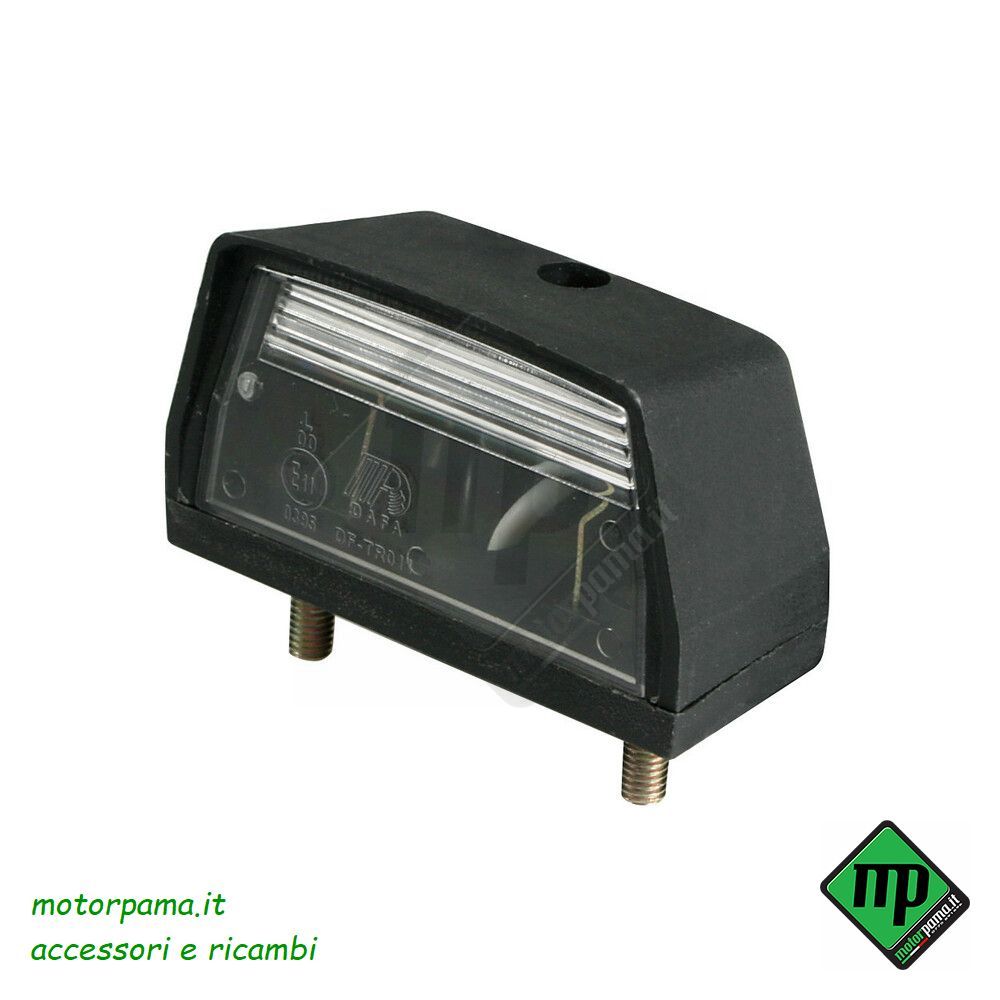 Fanale illuminazione targa 12V