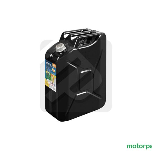 LT 20 - Tanica in metallo nera per trasporto carburante