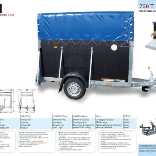 Carrello cresci 750T