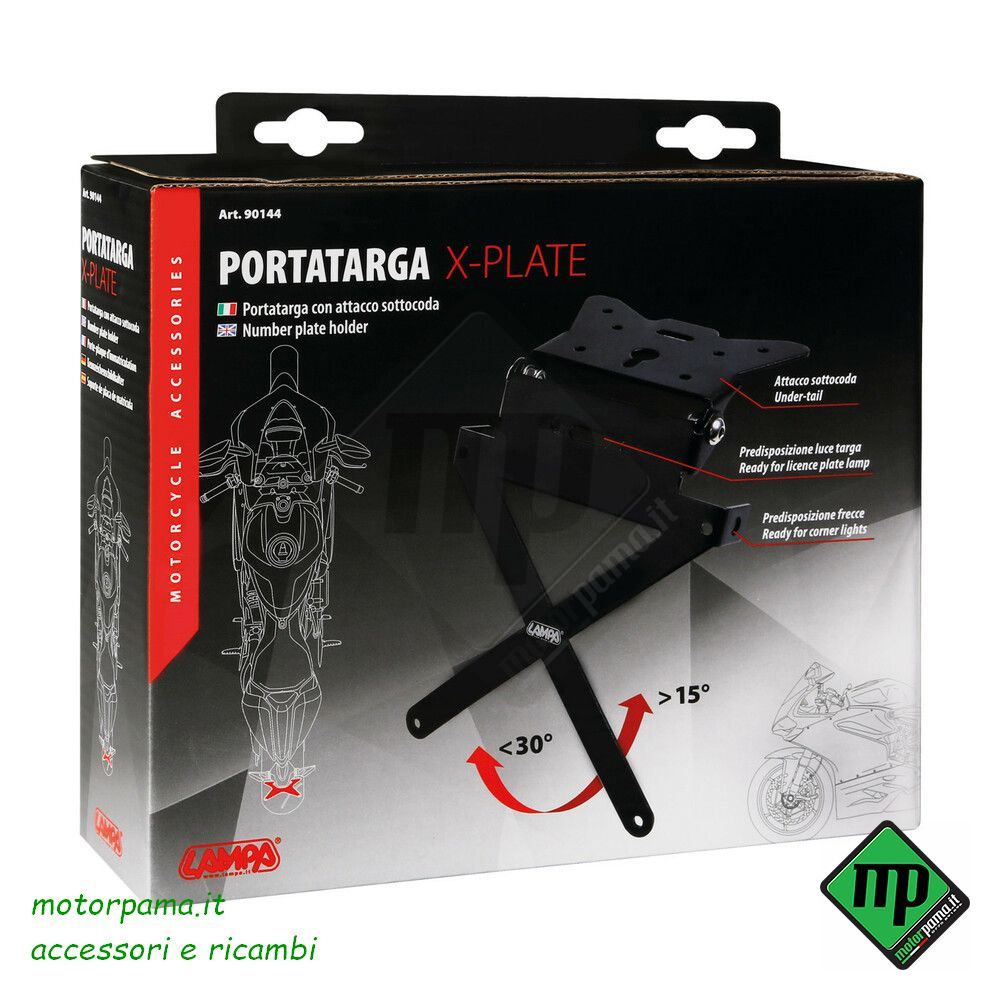 Kit portatarga + supporto catarifrangente - immagine 7