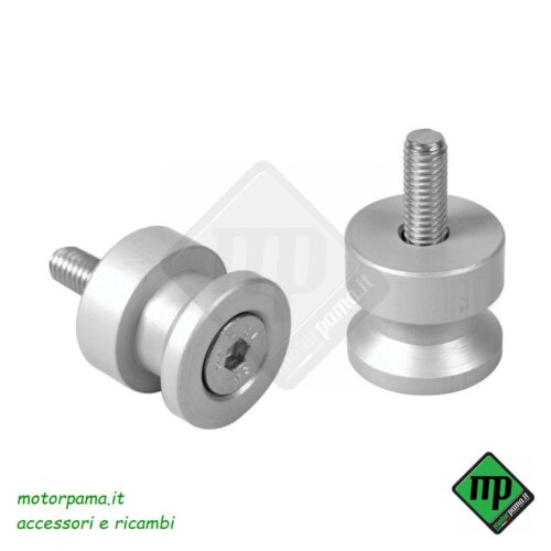 Coppia supporti cavalletto - 6x1 mm - Alluminio