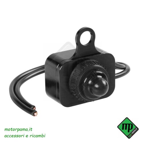 On & Off, interruttore impermeabile, 12V - Nero