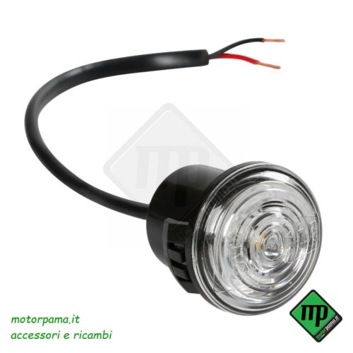 Luce perimetrale da incasso a 1 led, 12/24V - Bianco