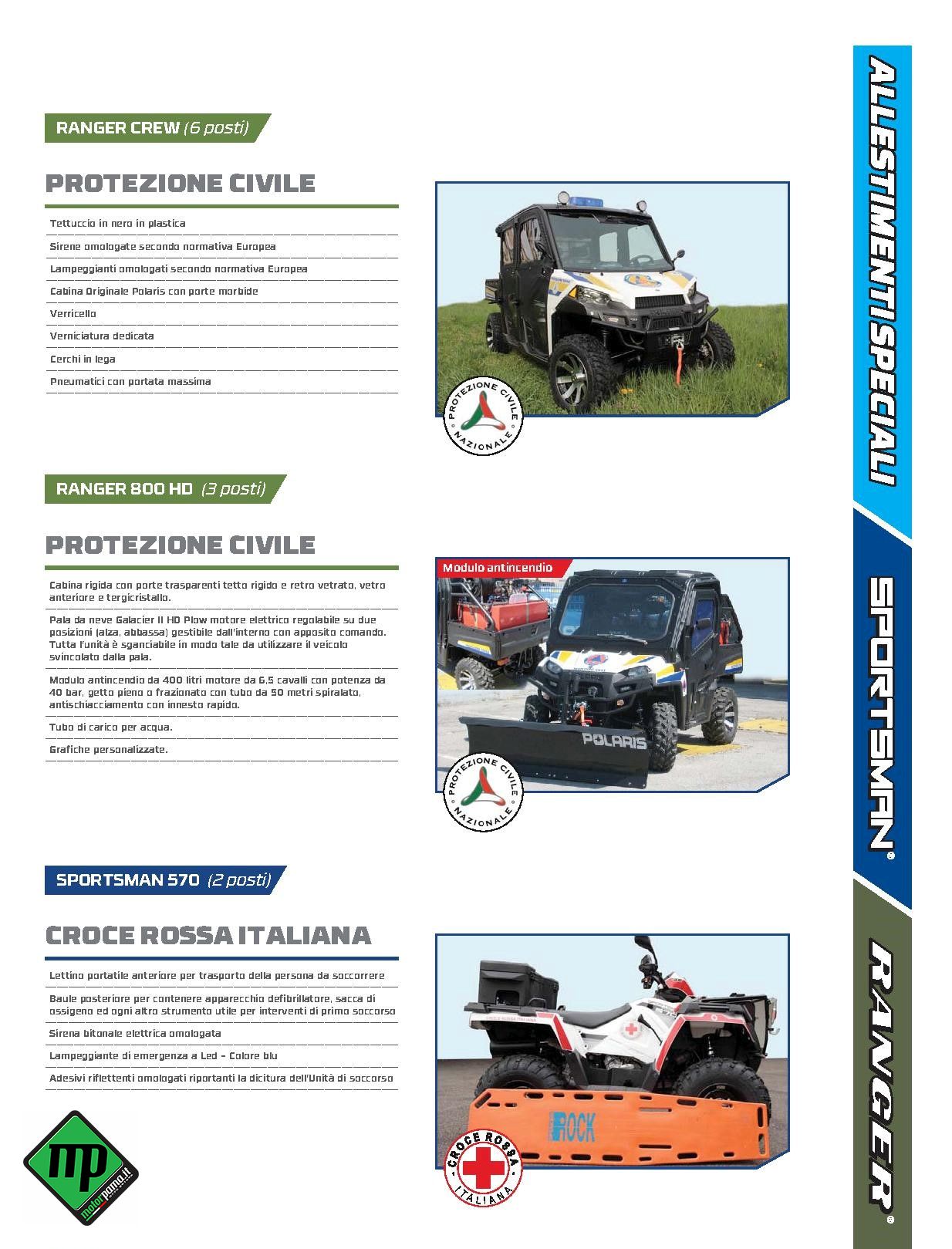 Allestimento speciale forze dell'ordine