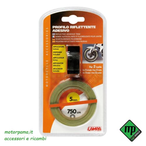 Profilo riflettente adesivo - Arancio