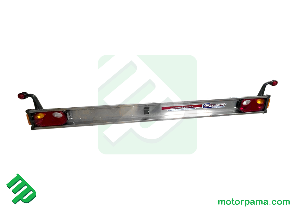 Barra fanaliera cablata per rimorchio imbarcazioni pesca lunghezza 2000 mm n1500b / n1800 / n2300 / n2700 / n3500 / n3500l
