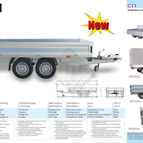 Carrello cresci C11
