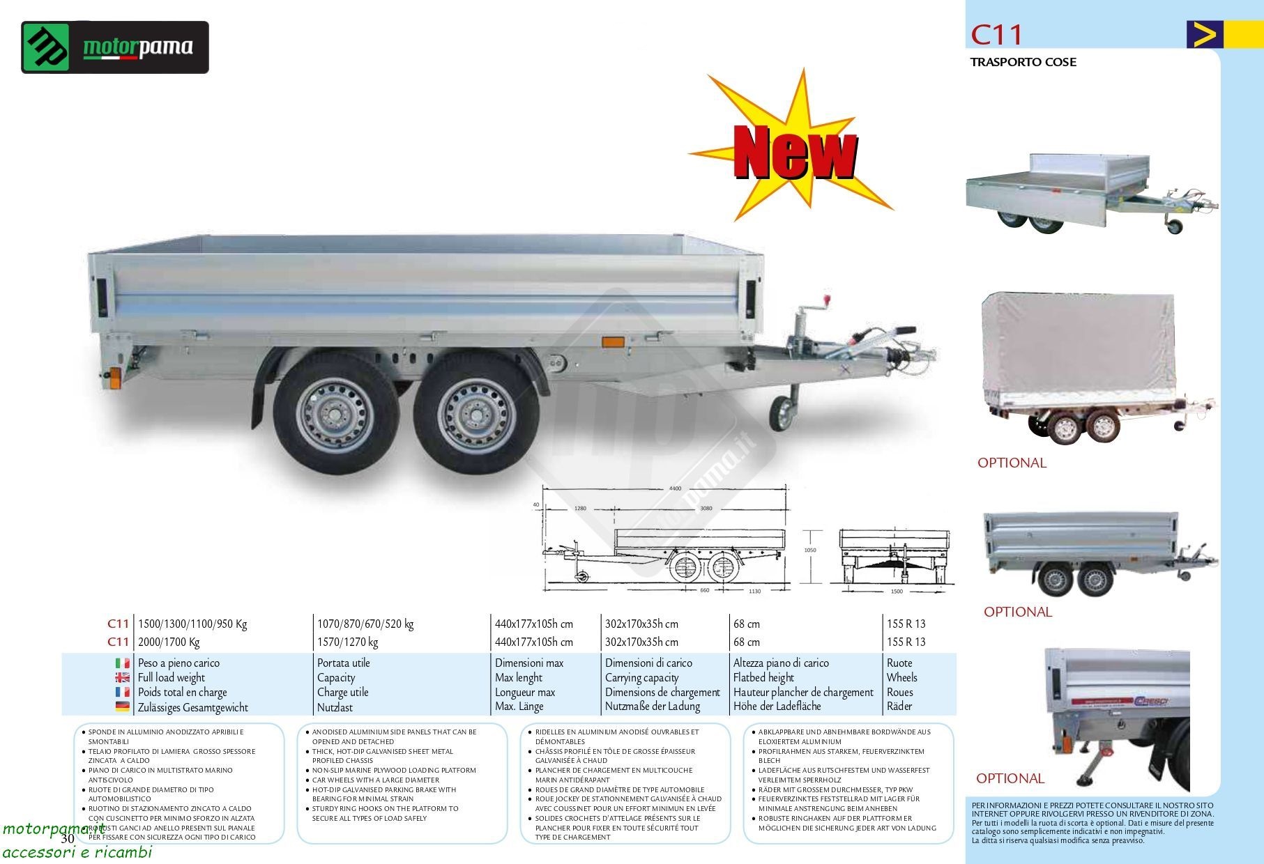 Carrello cresci C11