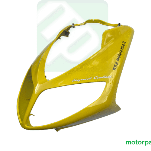 Carena scudo anteriore gialla scooter Peugeot 50 X-Fight liquid cooled