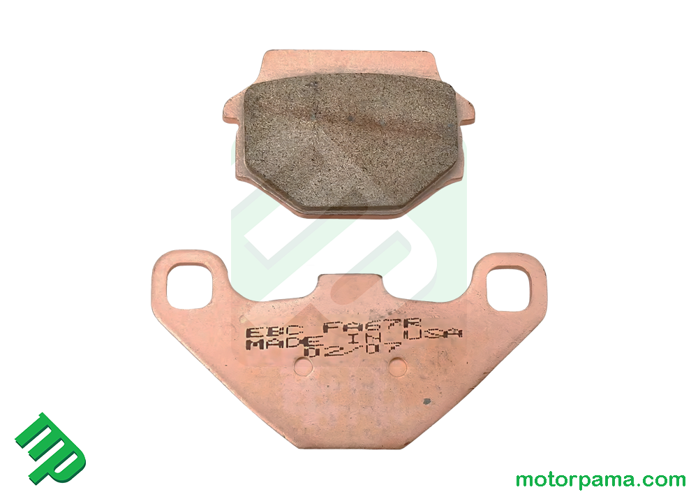 Coppia pastiglie freno posteriore originali EBC per quad Access