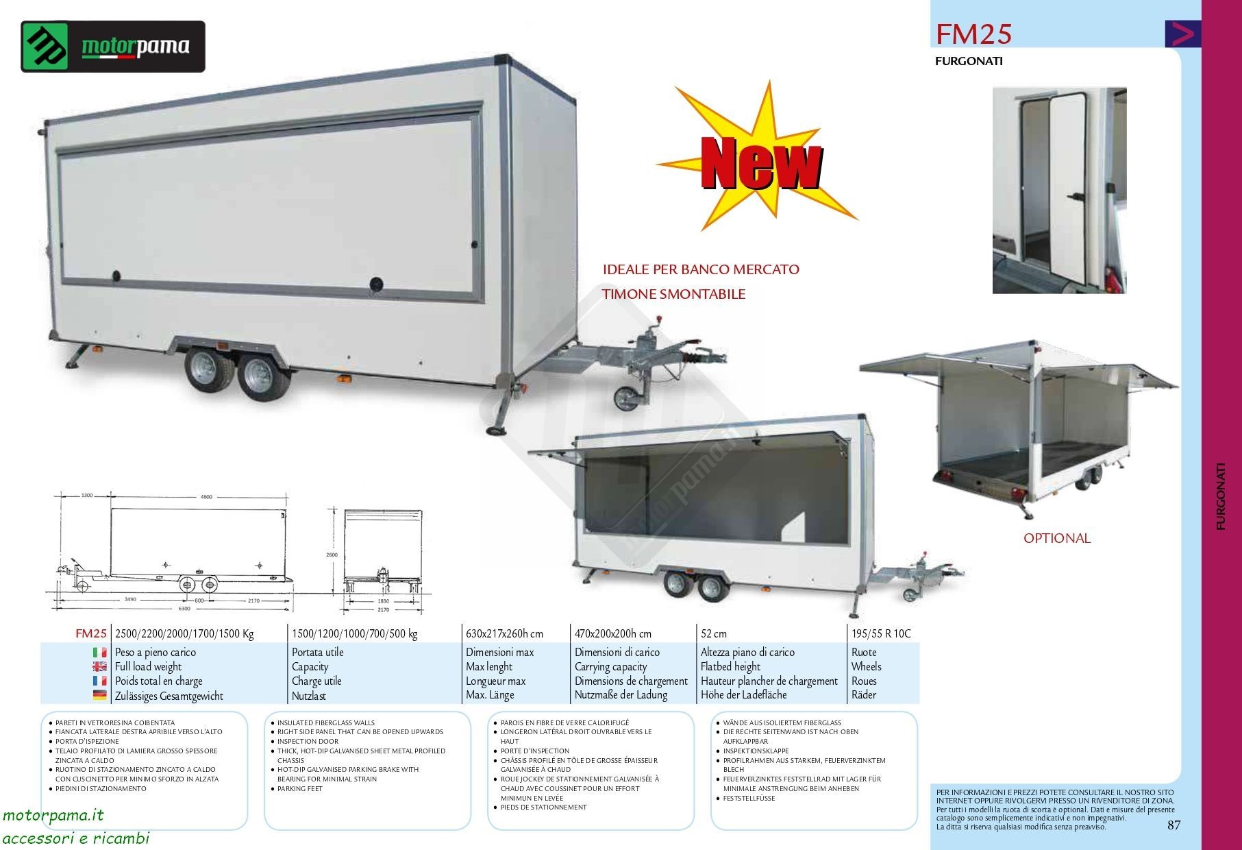 Carrello cresci FM25