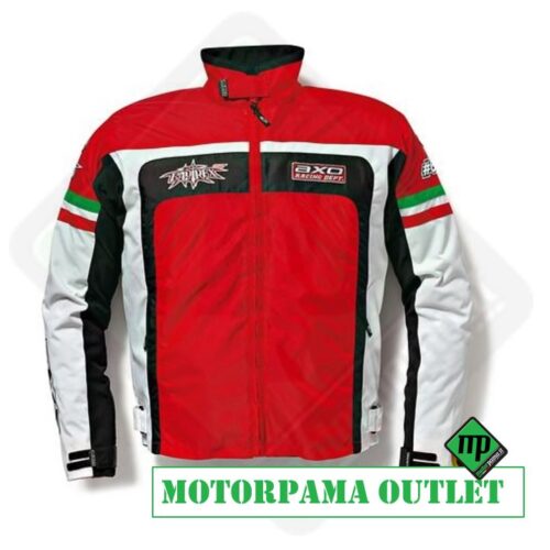 Giacca AXO Capirex Textile Red/White