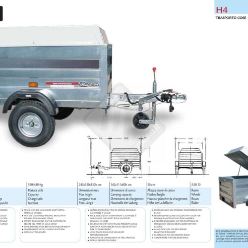 Carrello cresci H4