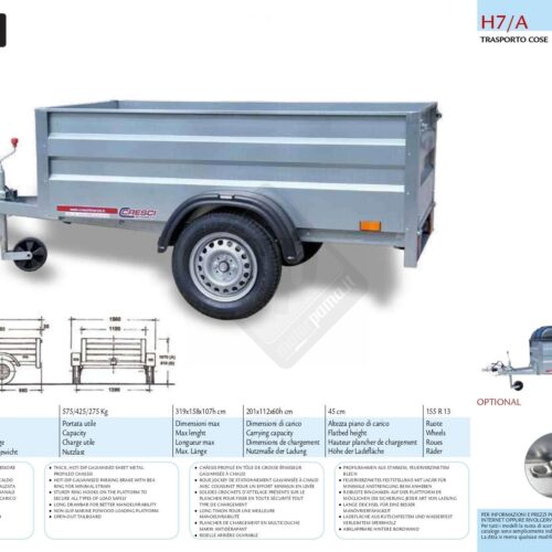 Carrello cresci H7A