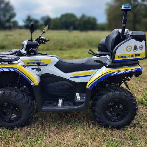 QUAD C-FORCE 450 EFI 4X4 PASSO LUNGO ALLESTITO PROTEZIONE CIVILE