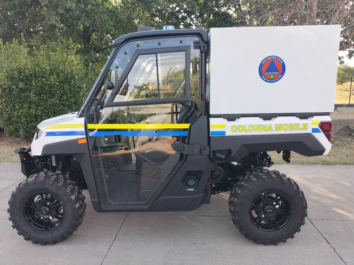 Quad Atv Utv Polaris Ranger 1000 Xp allestimento speciale Protezione Civile