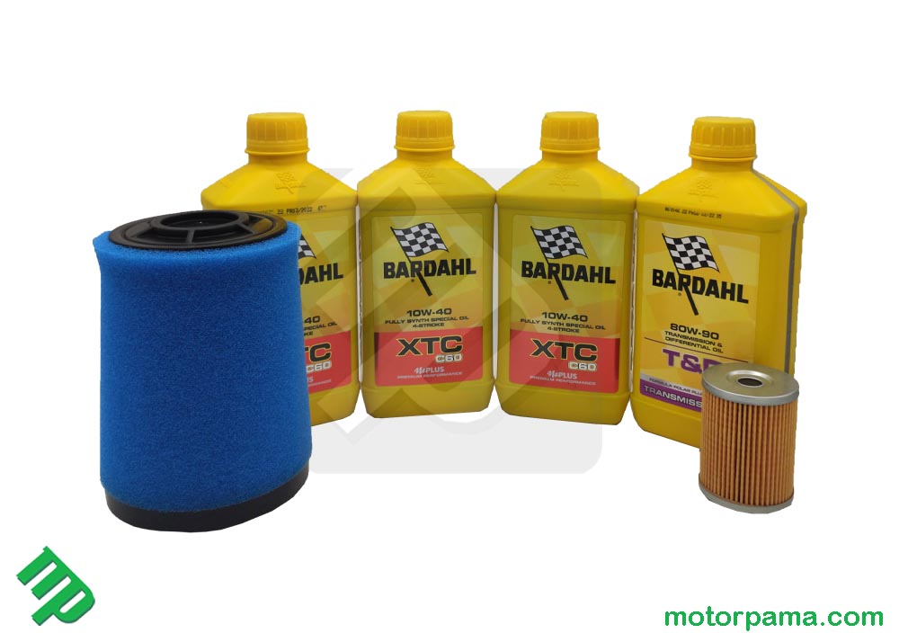 Kit tagliando BASE + filtro aria + olio differenziale quad CF 1000