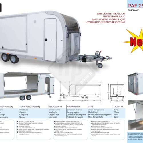 Carrello cresci PAF25 - 1500 Kg