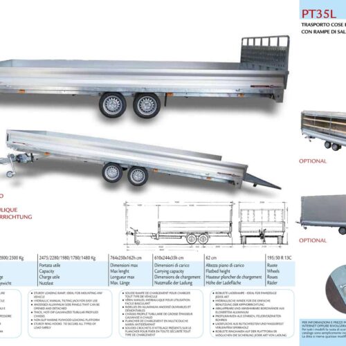 Carrello Cresci rimorchi PT35L