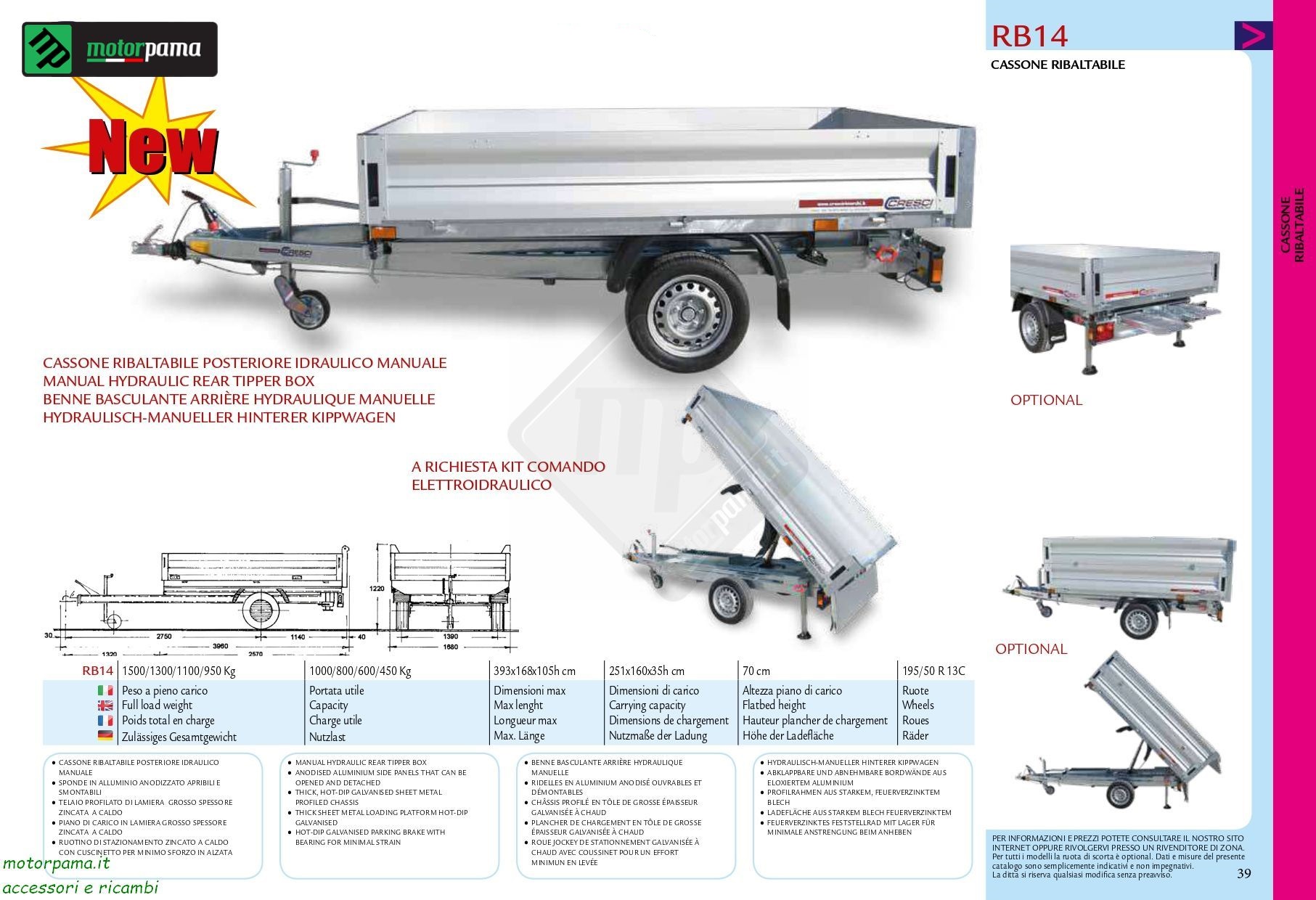 Carrello cresci RB14